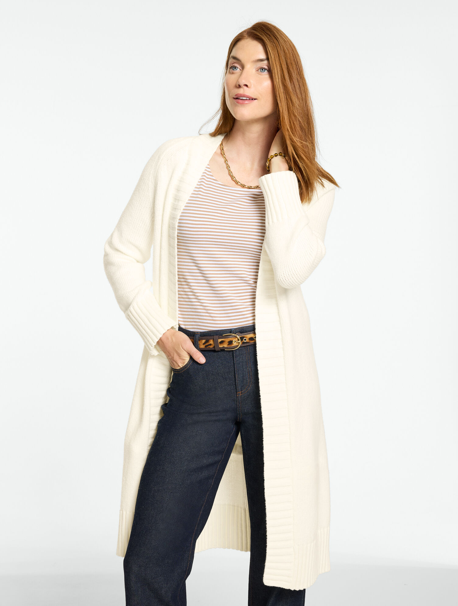 Open Front Duster Cardigan