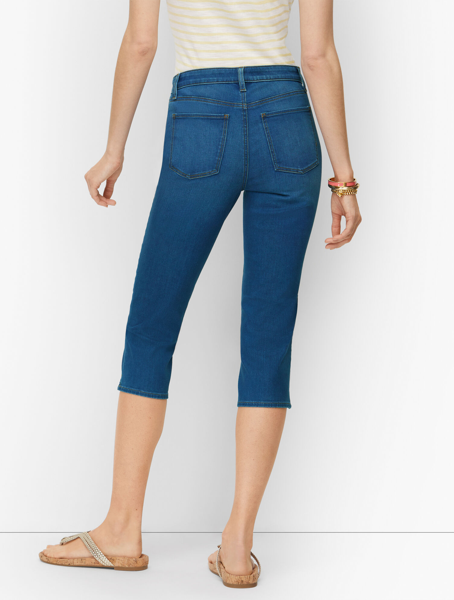 Pedal Pusher Jeans - Kai Wash