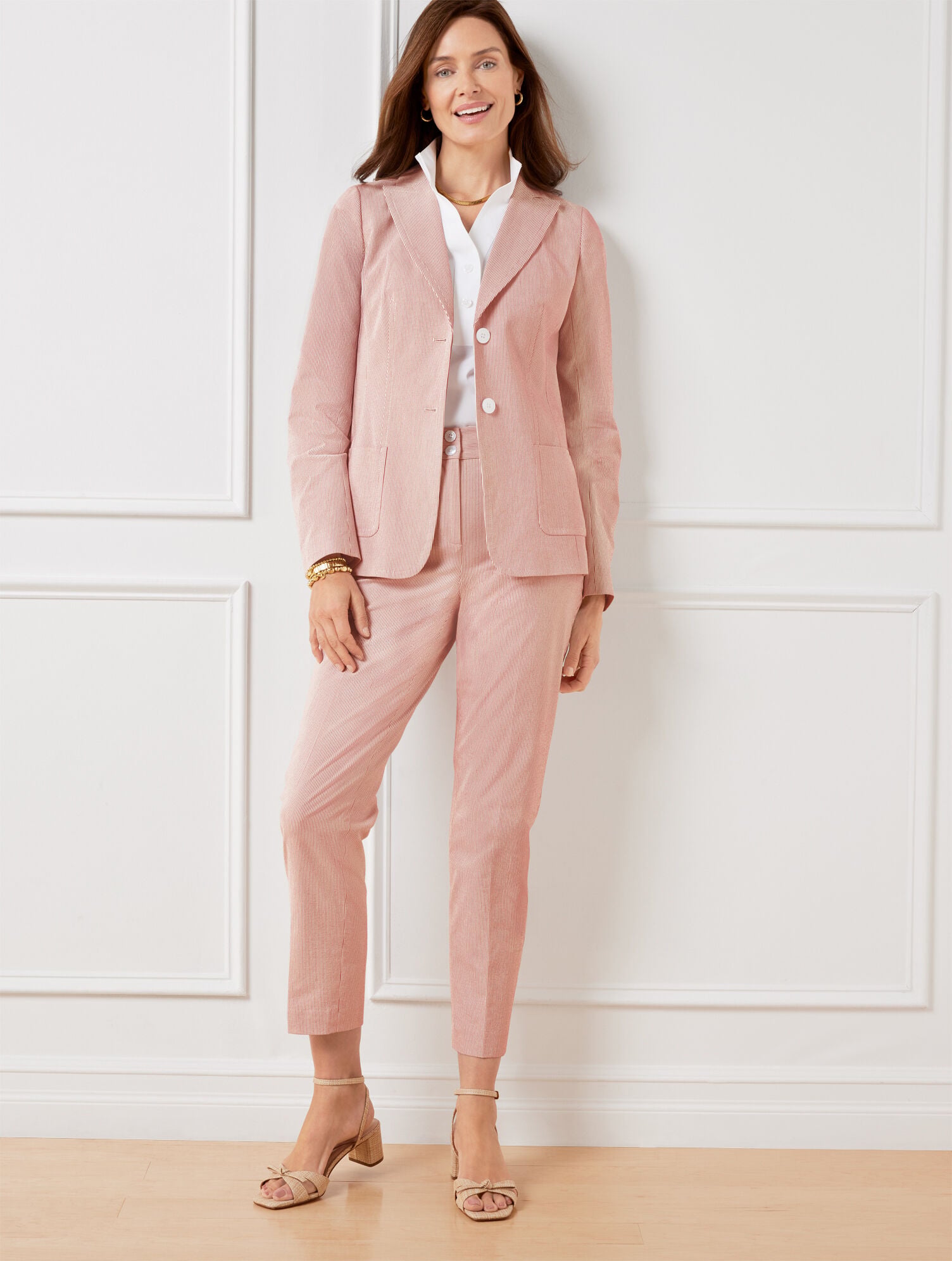 Seersucker Blazer