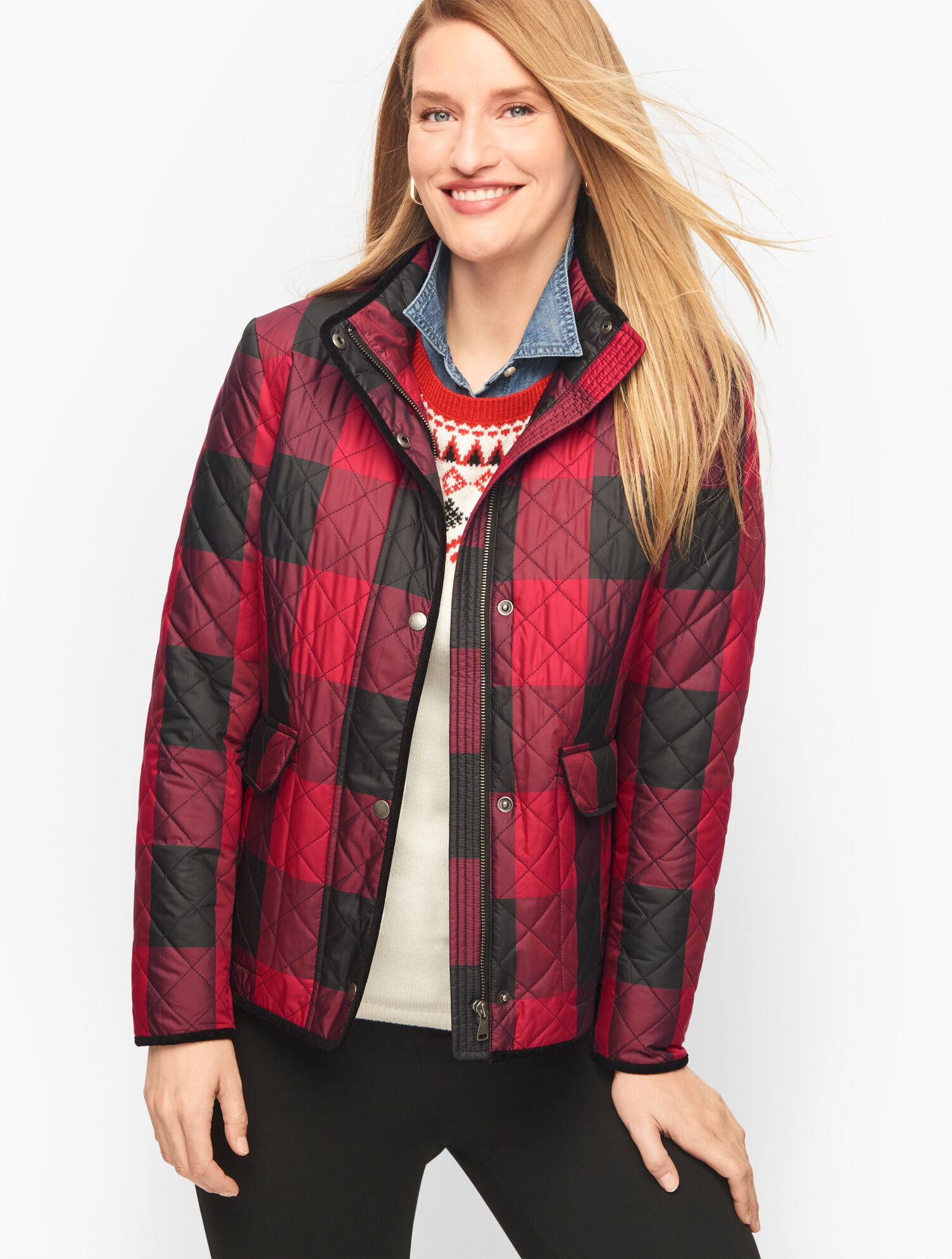 Buffalo Quilted Short Coat | Talbots