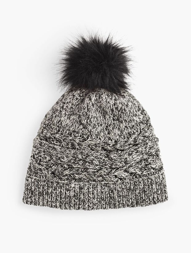 Marled Pom Pom Hat