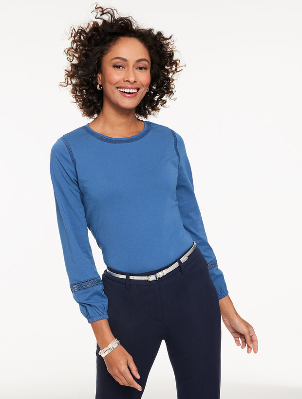 Modern Romance Lace Trim Top