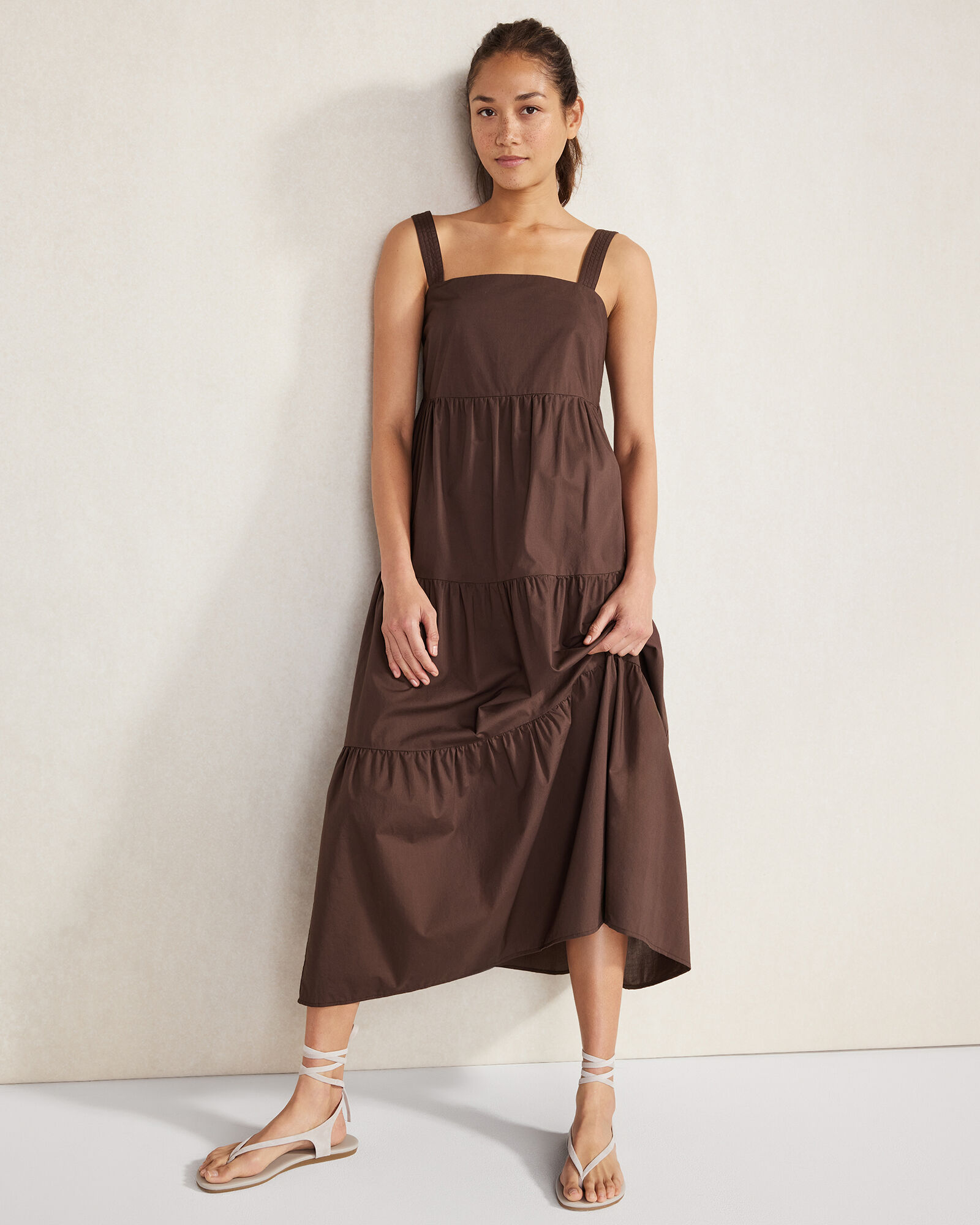 Organic Cotton Poplin Midi Dress | Haven Well Within Organic Cotton Poplin Midi Dress | Haven Well Within