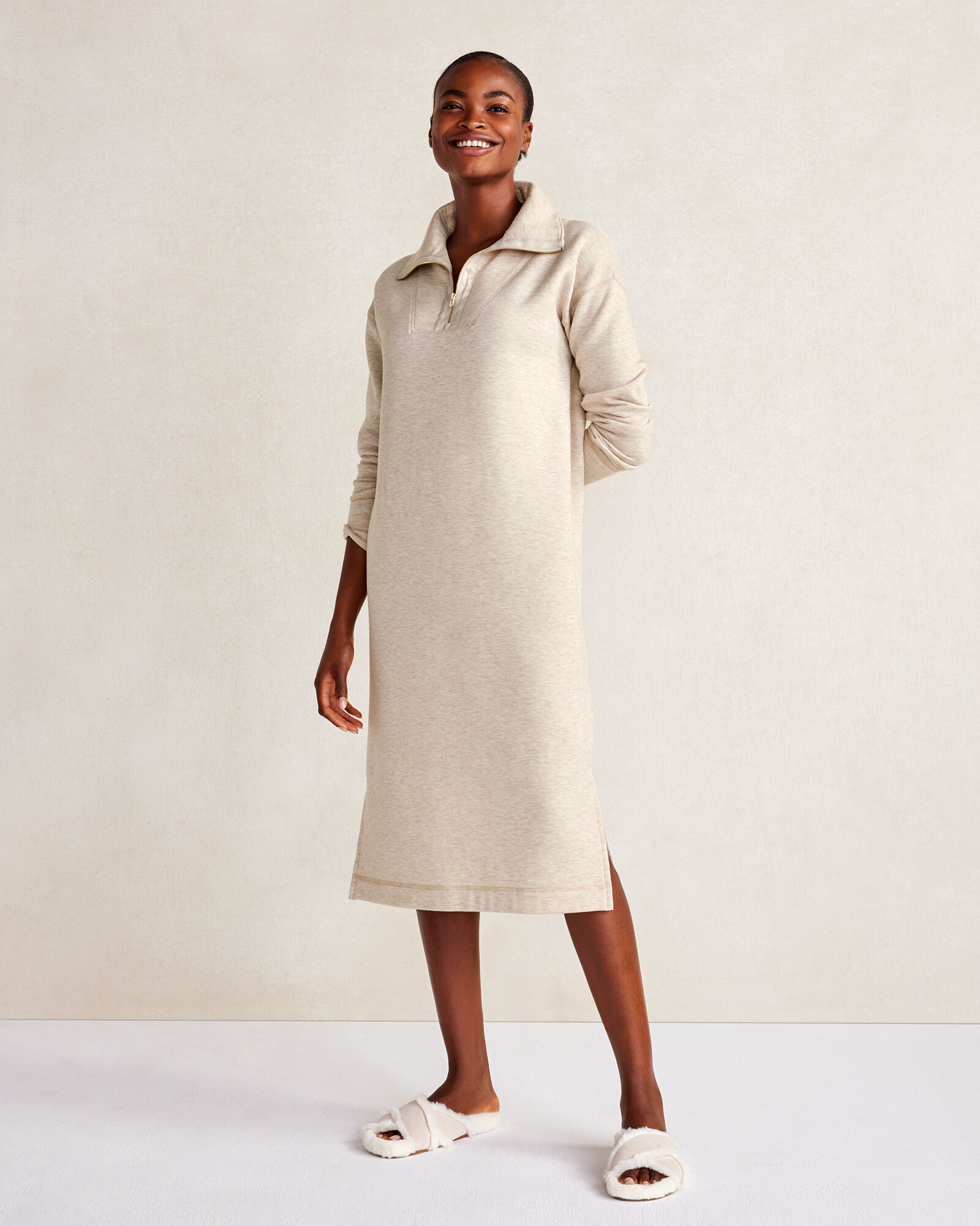 Fleece Half-Zip Dress | Haven Well Within Fleece Half-Zip Dress | Haven Well Within