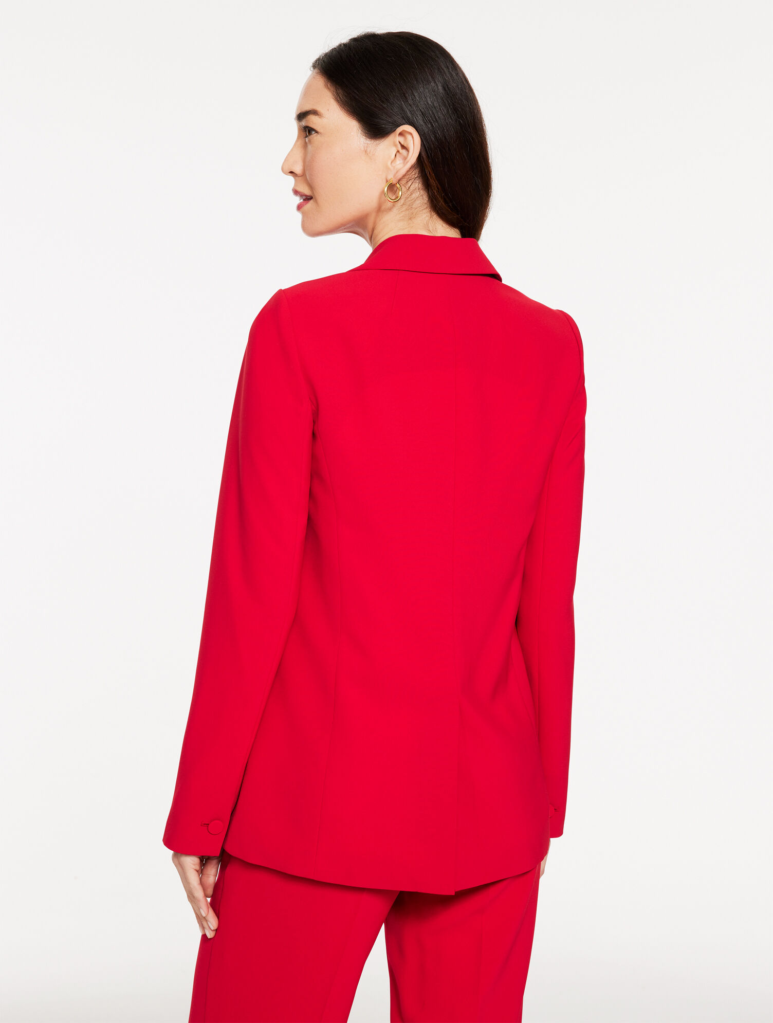Polished Crepe Blazer