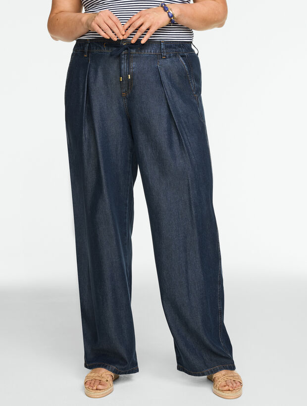 Relaxed Wide Leg Jeans - Gallery Wash