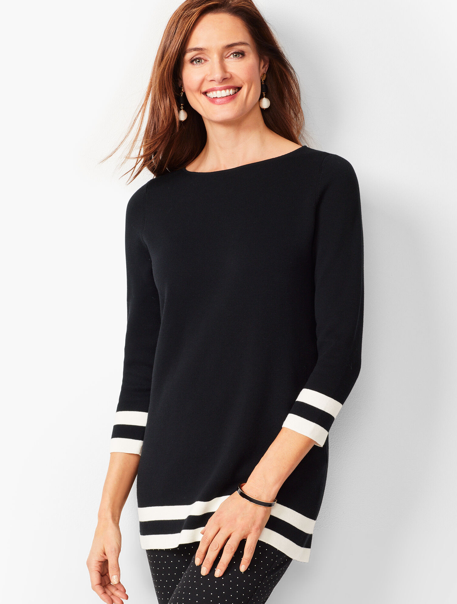Banded-Hem Sweater