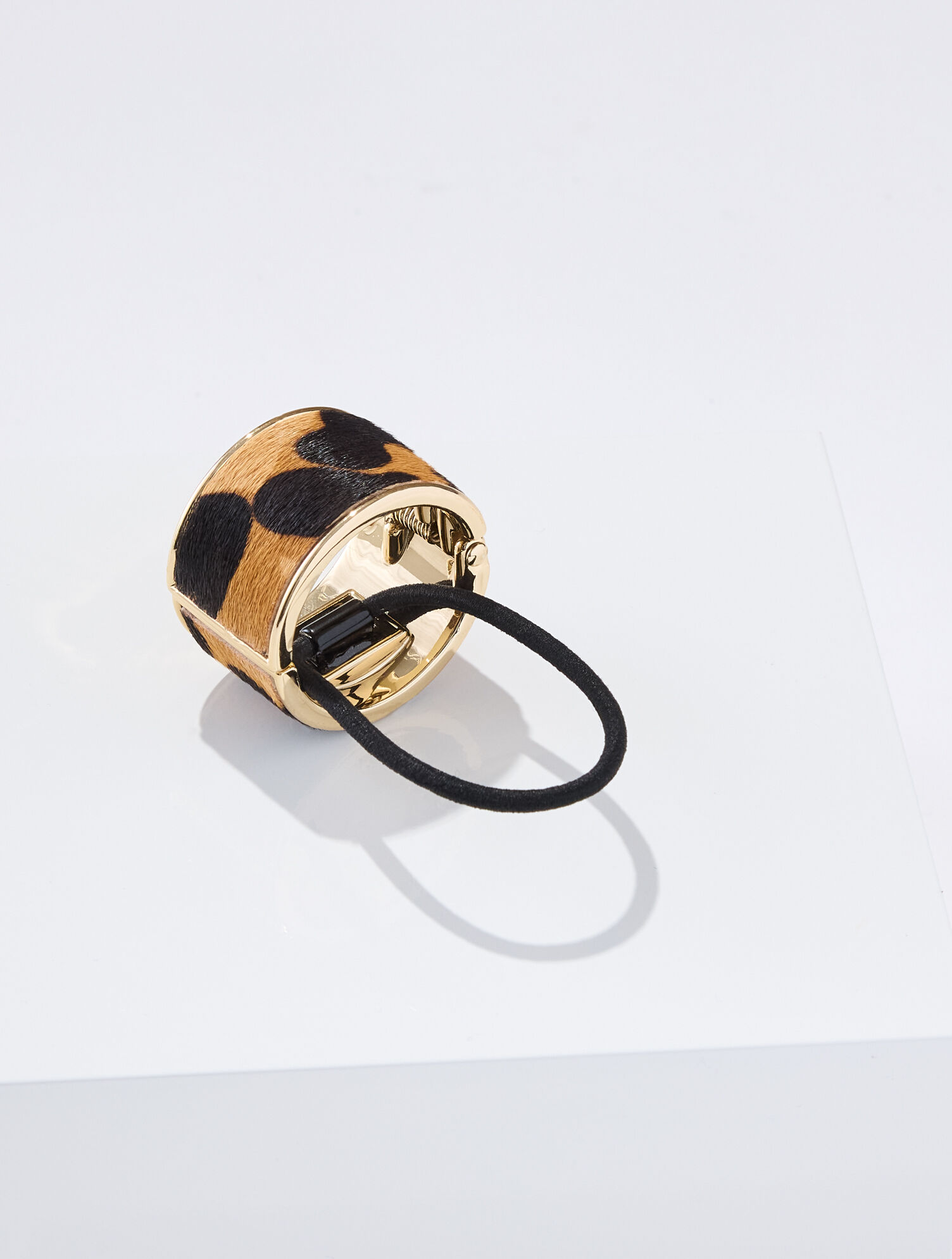 Leopard Calf Hair Hair Tie