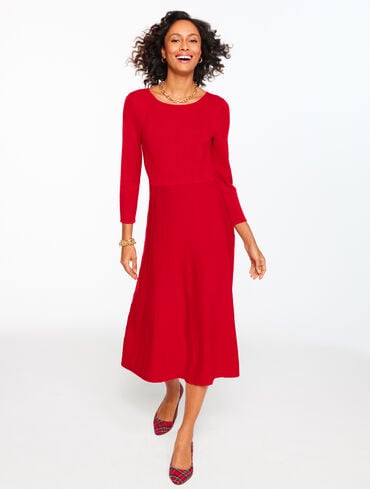 Women's Red Sale Fit and Flare Dresses | Talbots Women's Red Sale Fit and Flare Dresses | Talbots