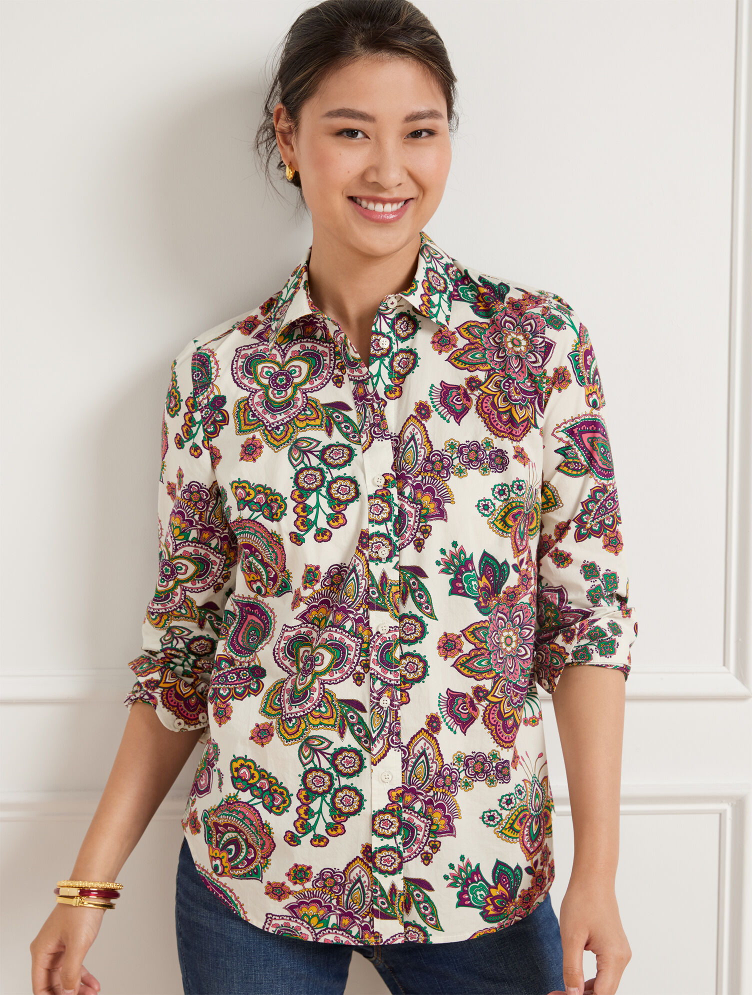 Delicate Paisley Top