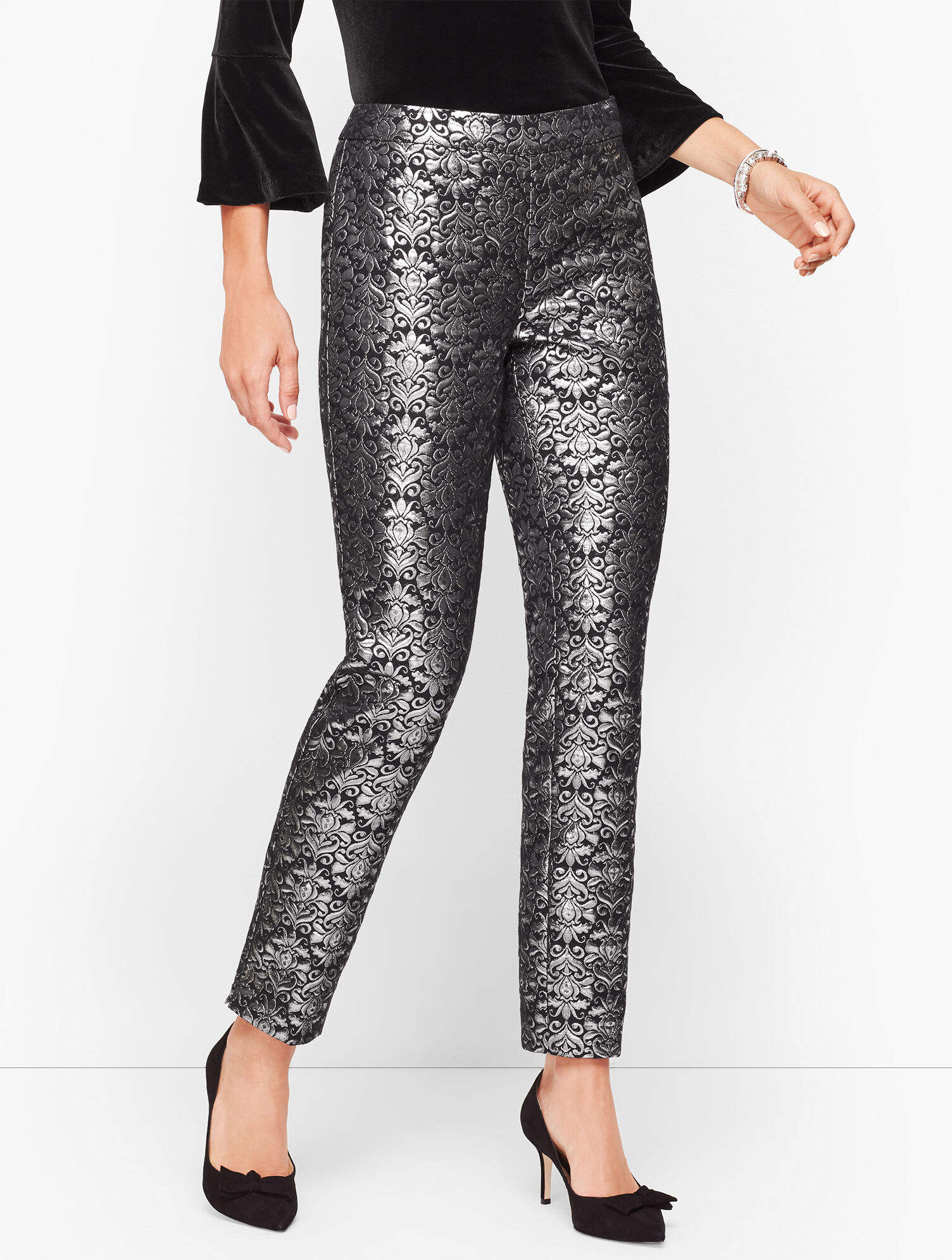 Womens Printed Ankle Length Pants