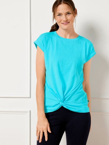Supersoft Jersey Twist Front Tee