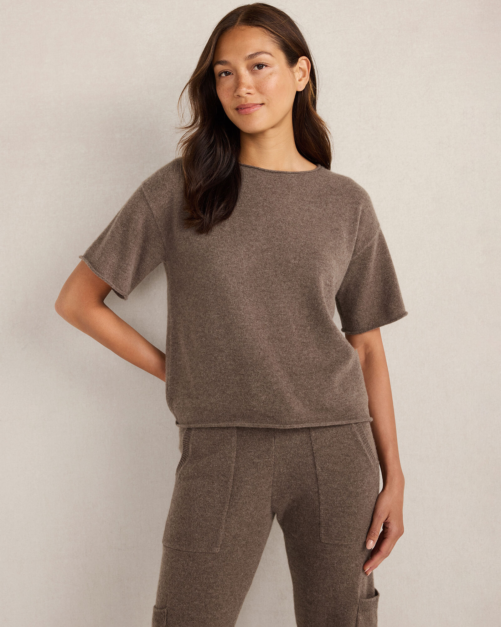 Cashmere Crewneck Tee
