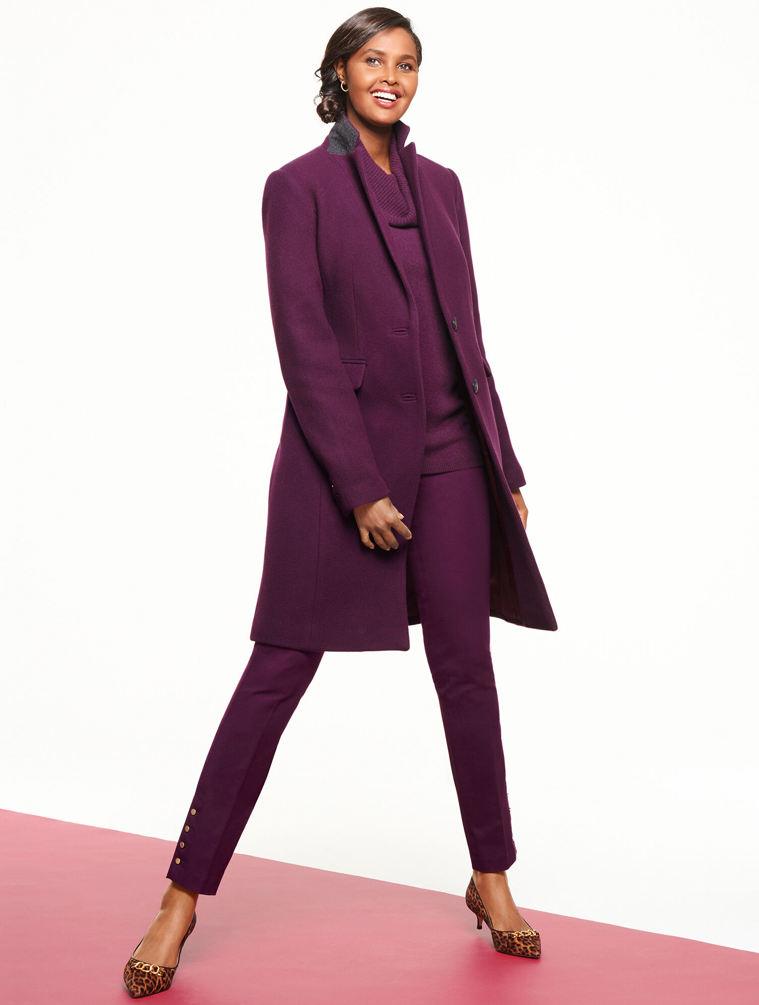 Albury Wool Blend Tailored Coat