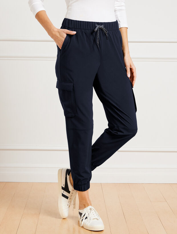 Lightweight Woven Stretch Cargo Pants