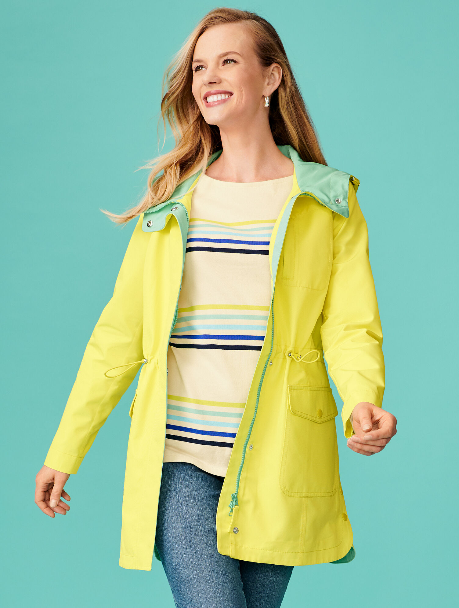 Hooded Canvas Anorak - Color | Talbots