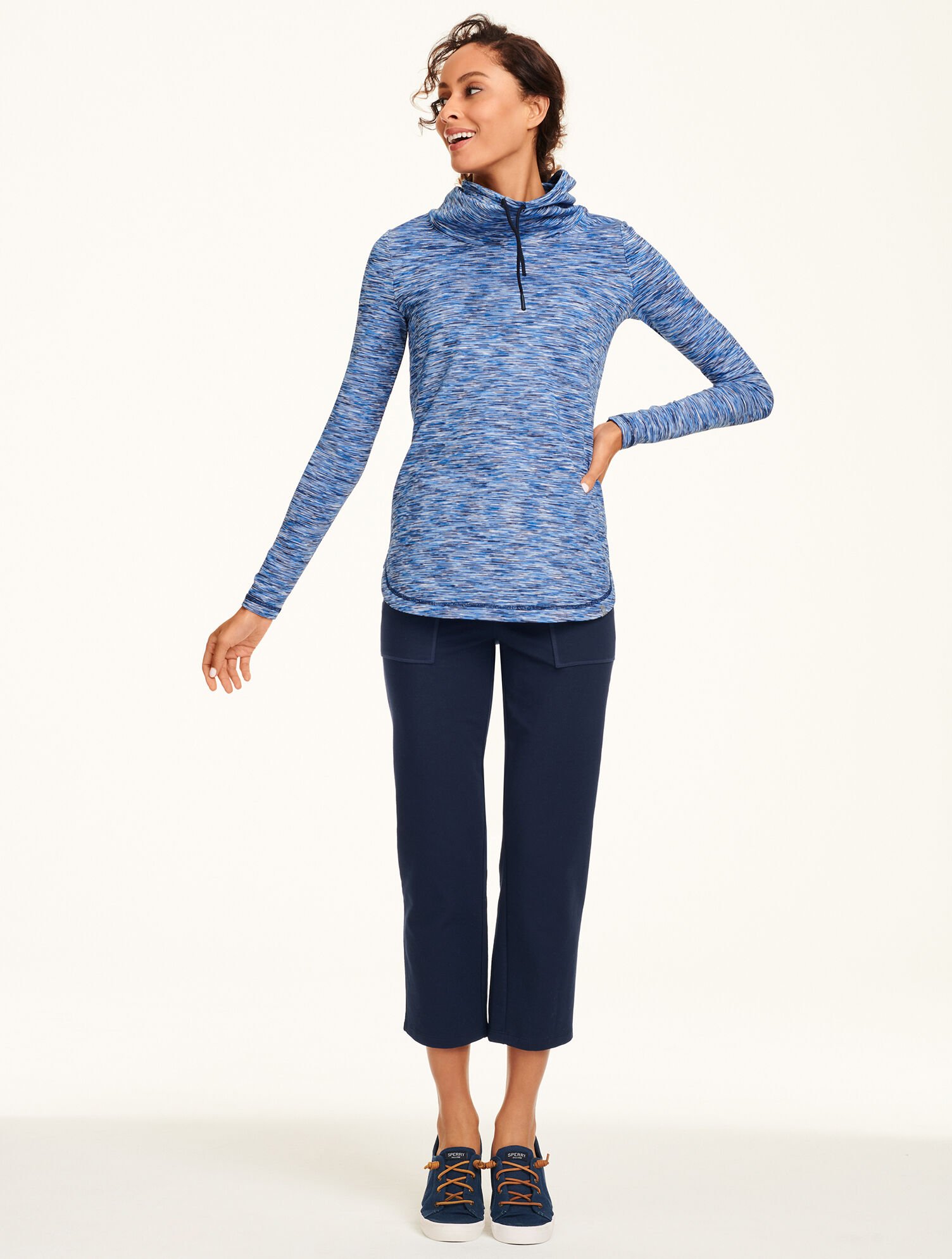 Pima Terry Straight Leg Crops
