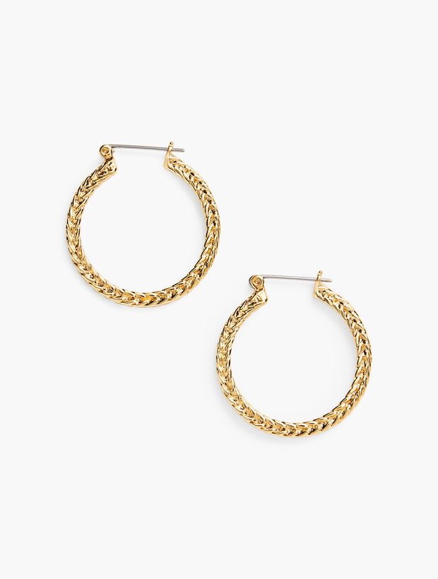Braided Hoop Earrings
