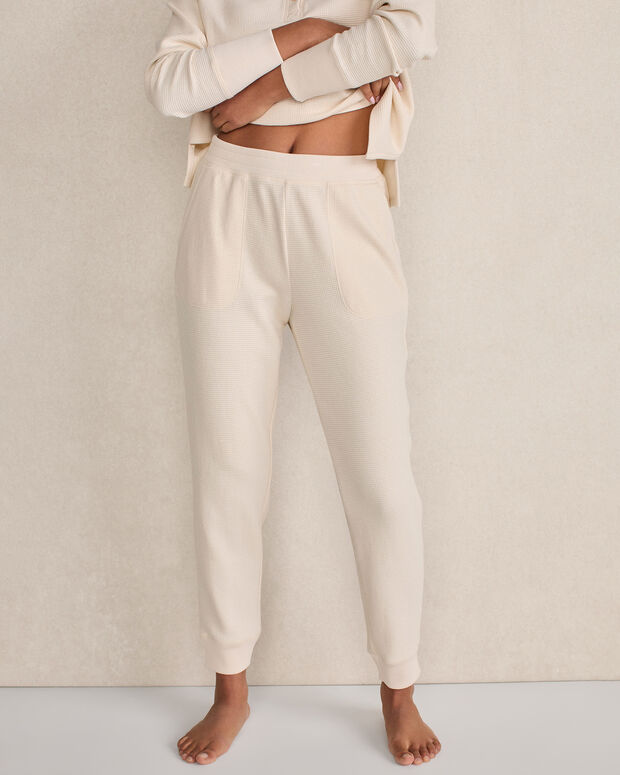 Resti Organic Cotton Waffle Jogger