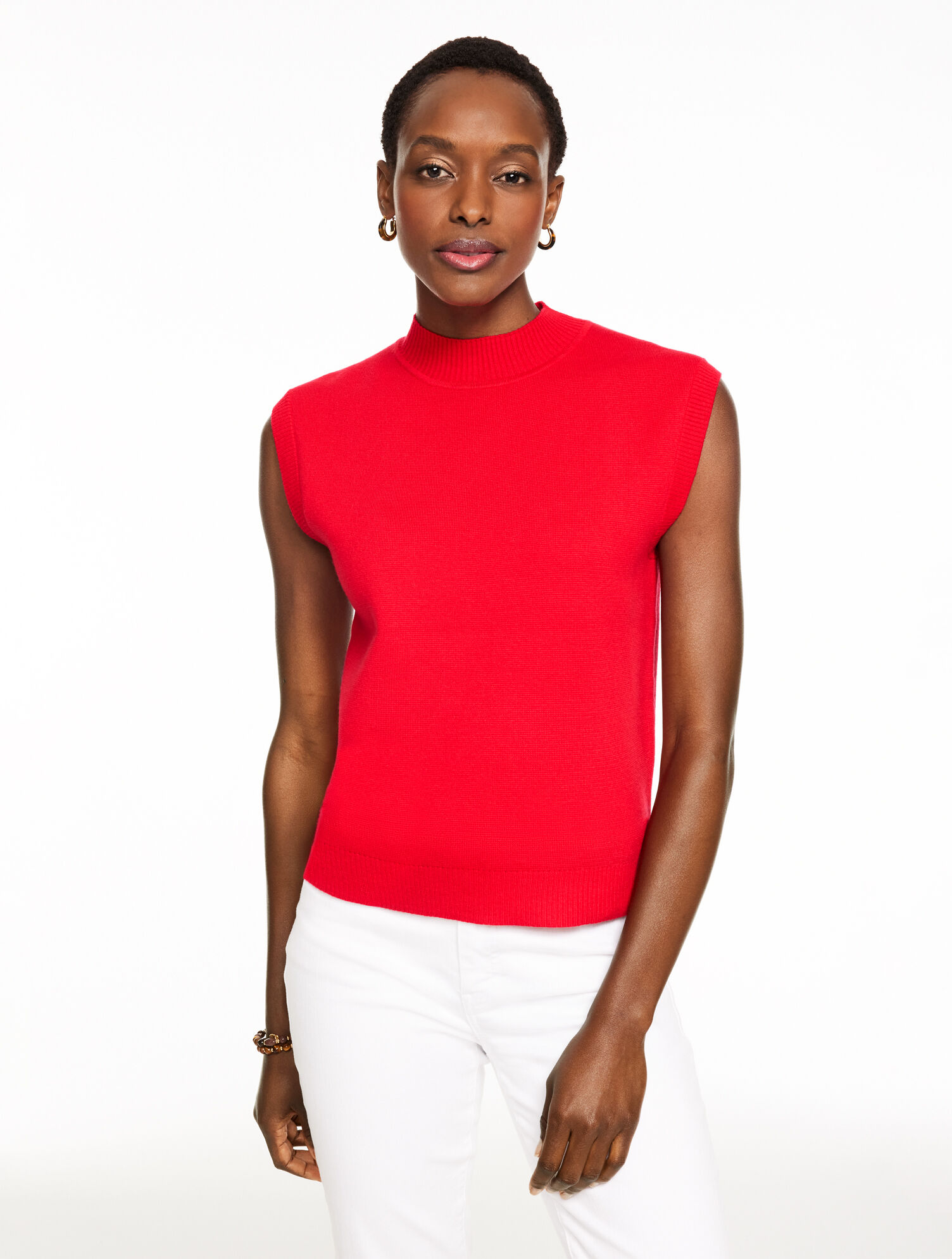 Mockneck Sweater Vest | Talbots