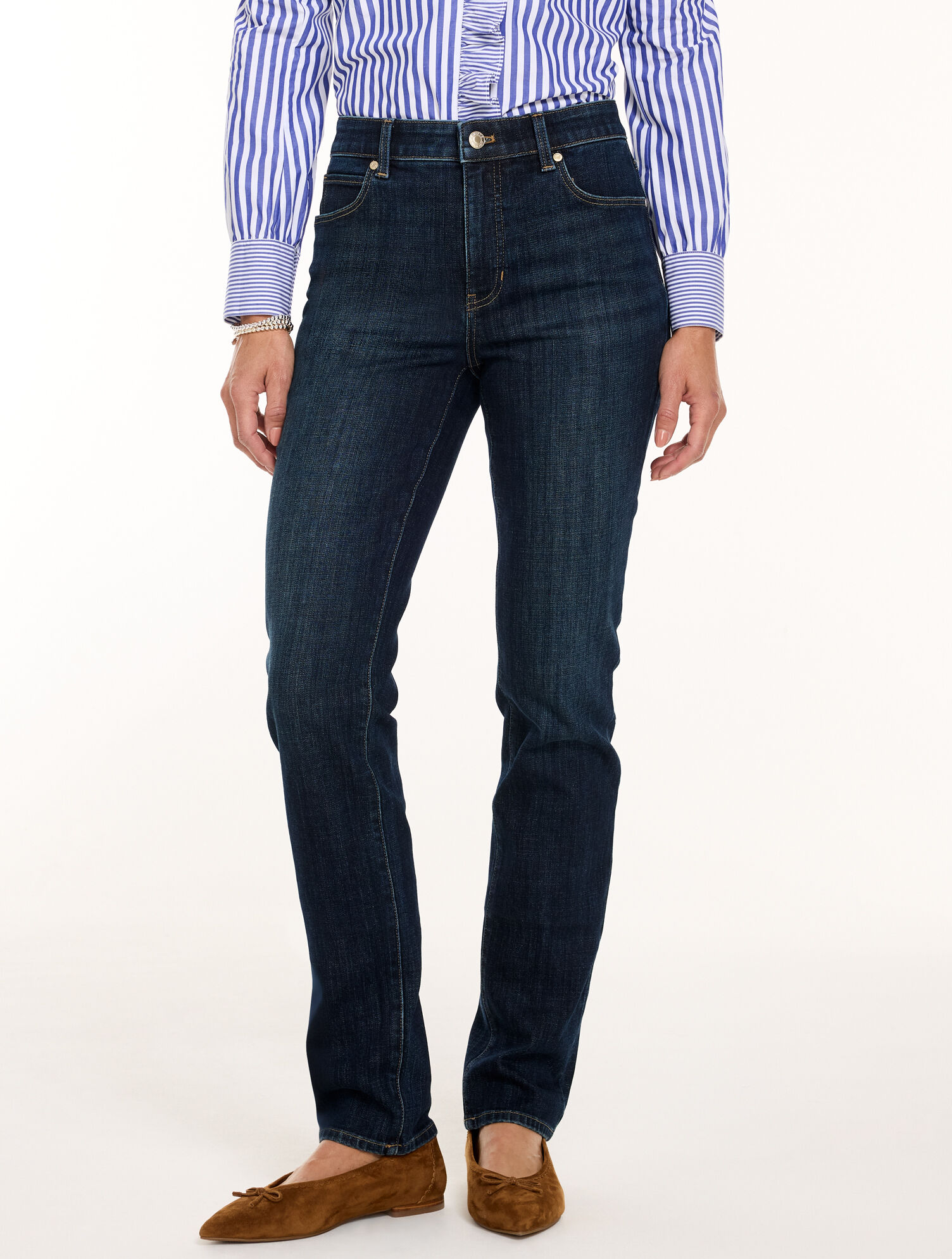 Straight Leg Jeans - Presley Wash