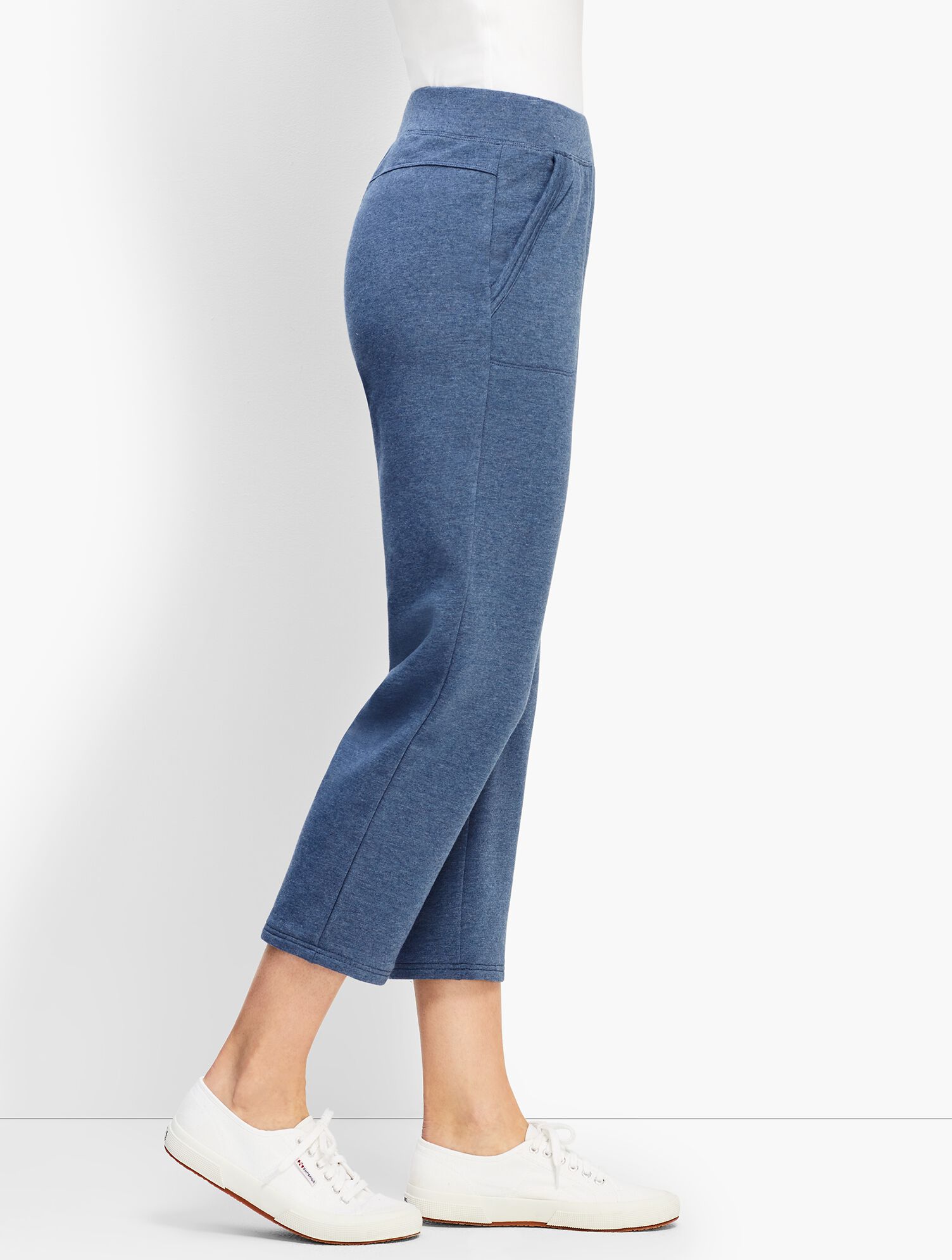 Essential Terry Straight-Leg Crop