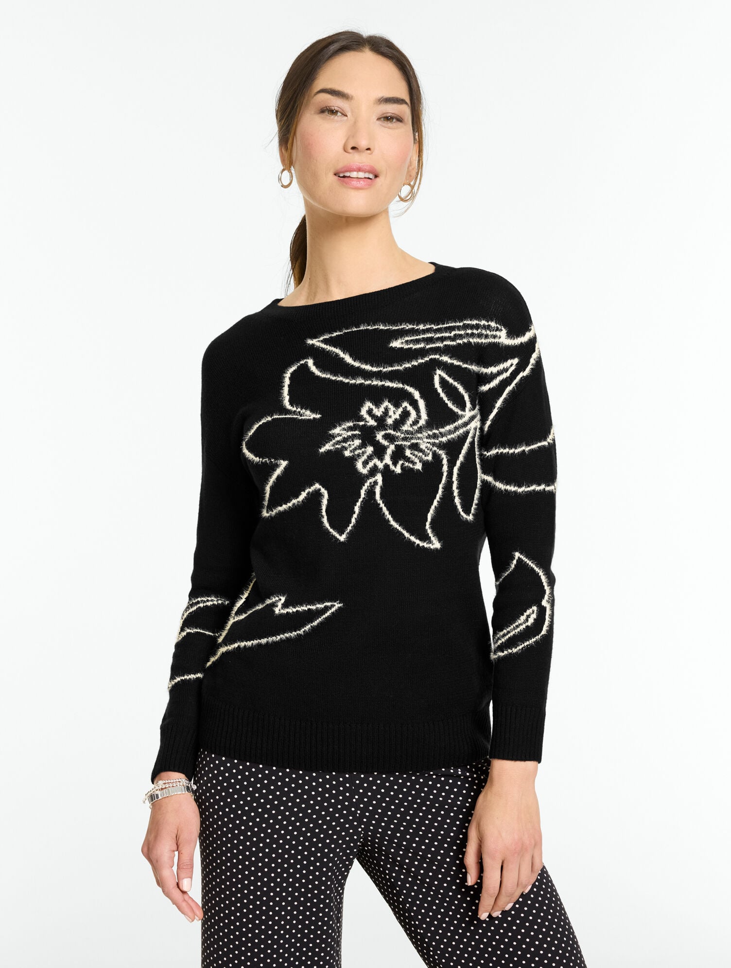 Crewneck Sweater - Floral
