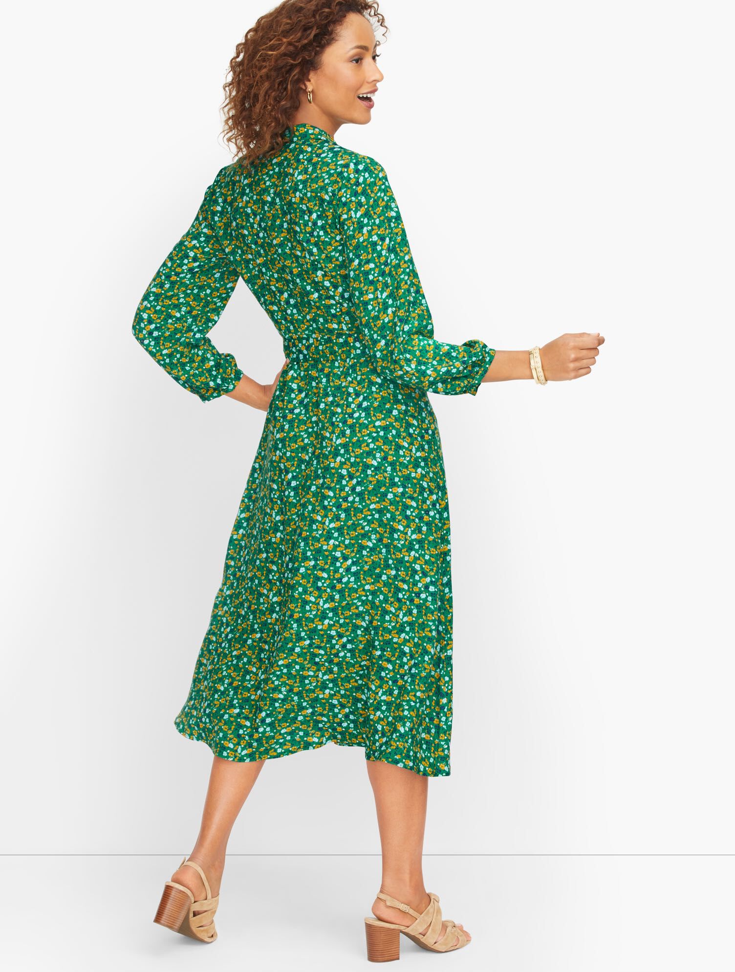 Ditsy Floral Shirtdress