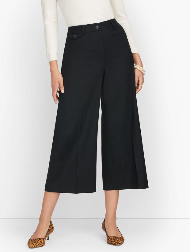 Stretch Flannel Culottes