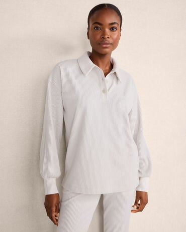 Ottoman Rib Polo Popover