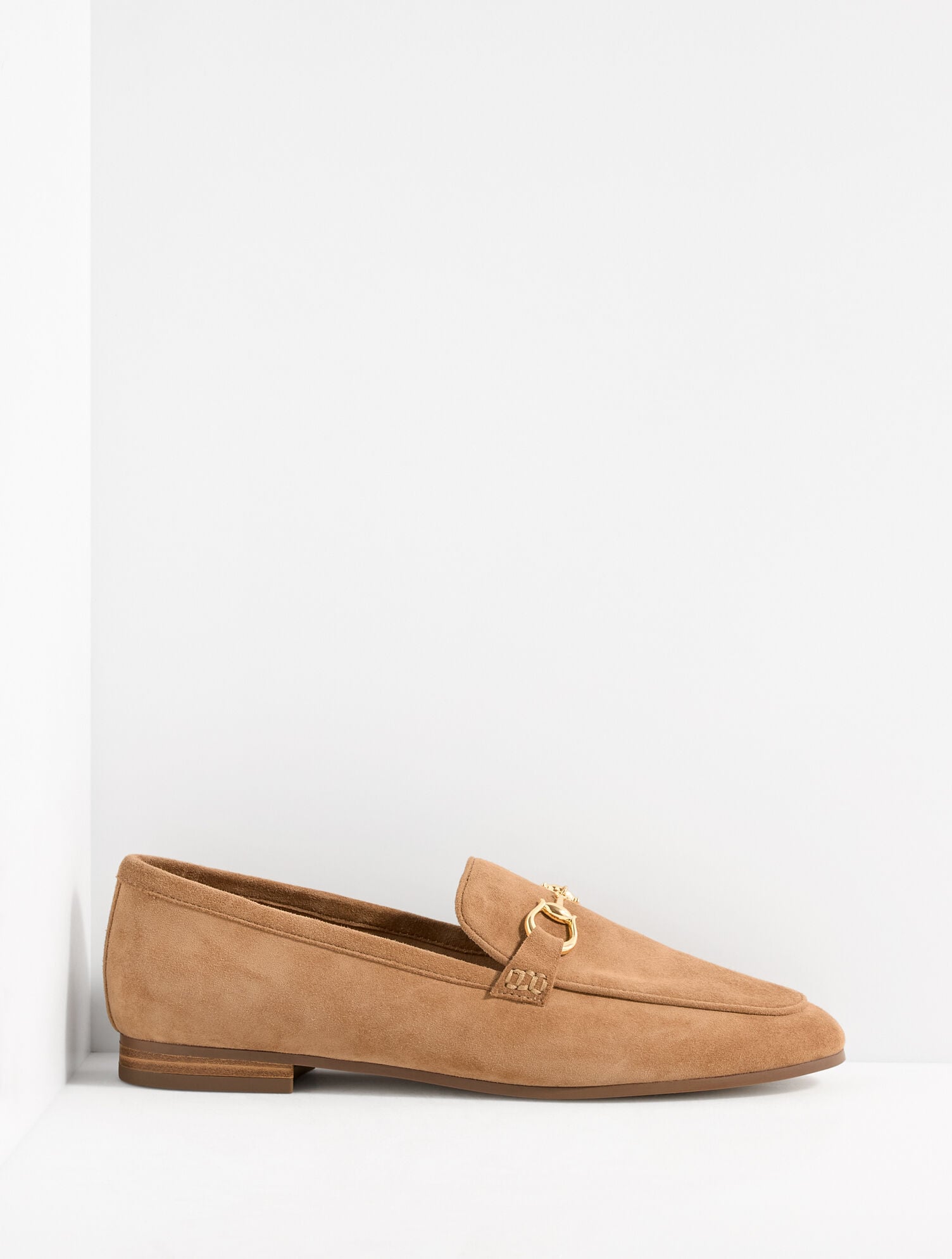 Katelyn Bit Suede Loafers