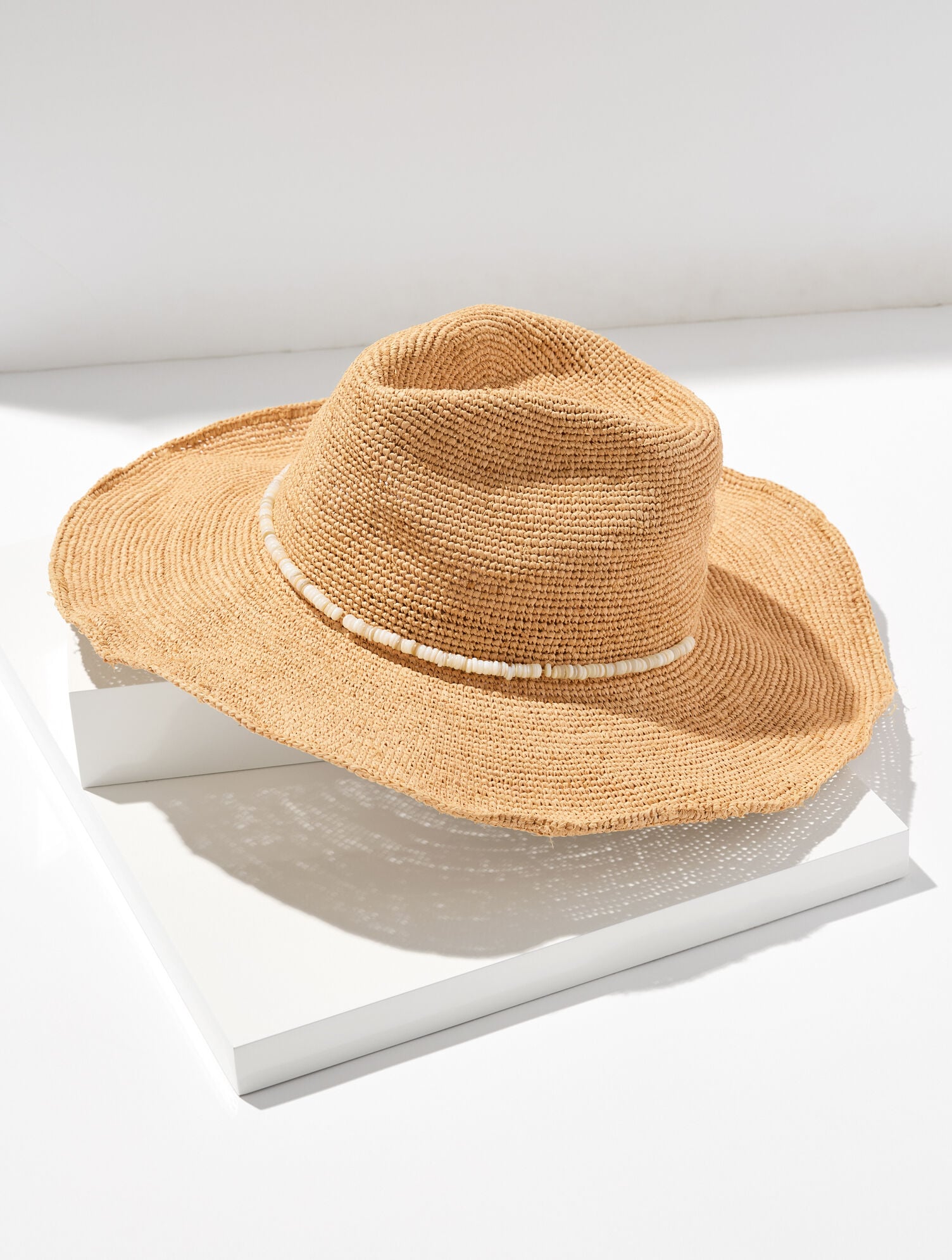 Hat Attack Raffia Crochet Hat | Talbots display picture 3