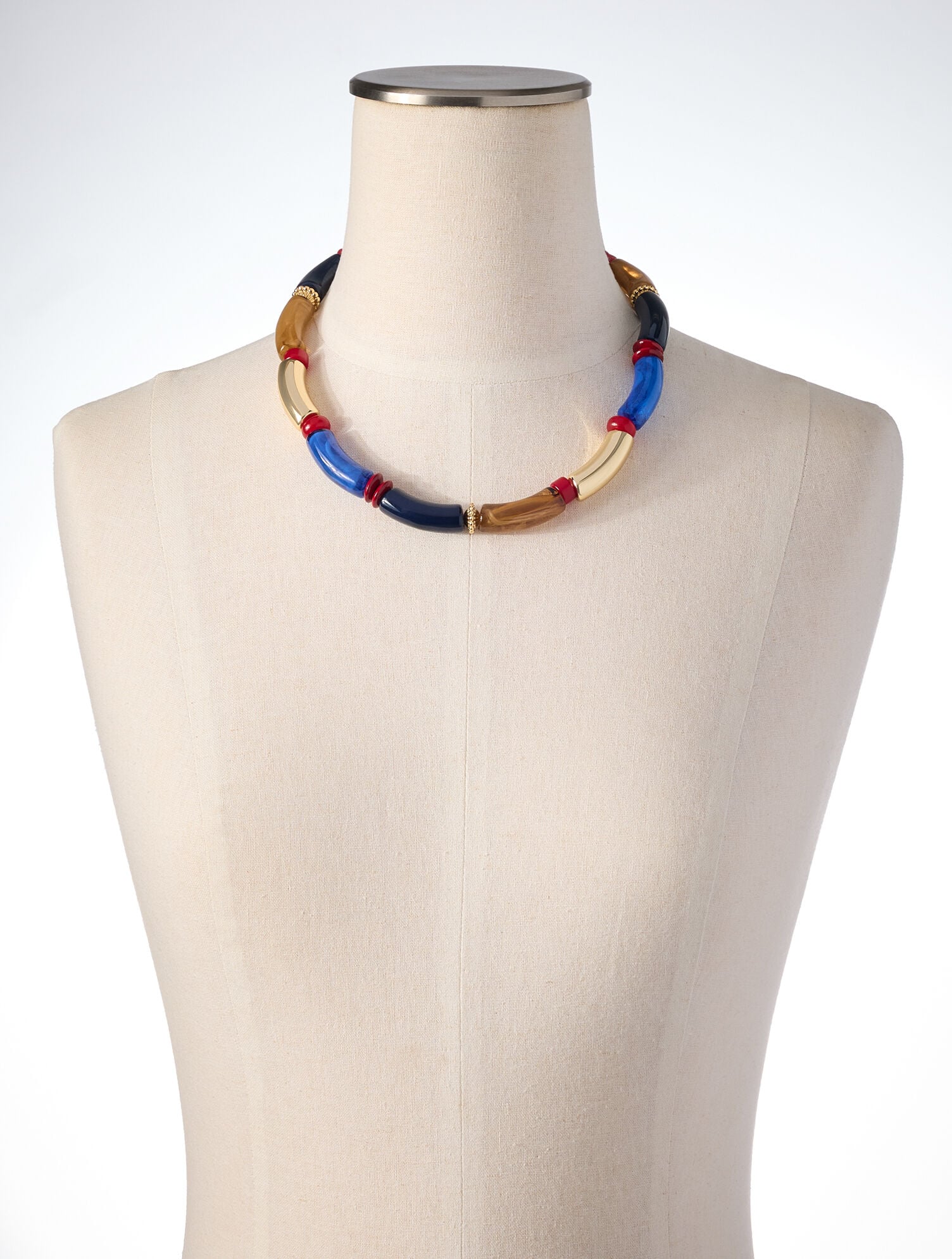 Isabel Tube Bead Necklace - thumbnail 3