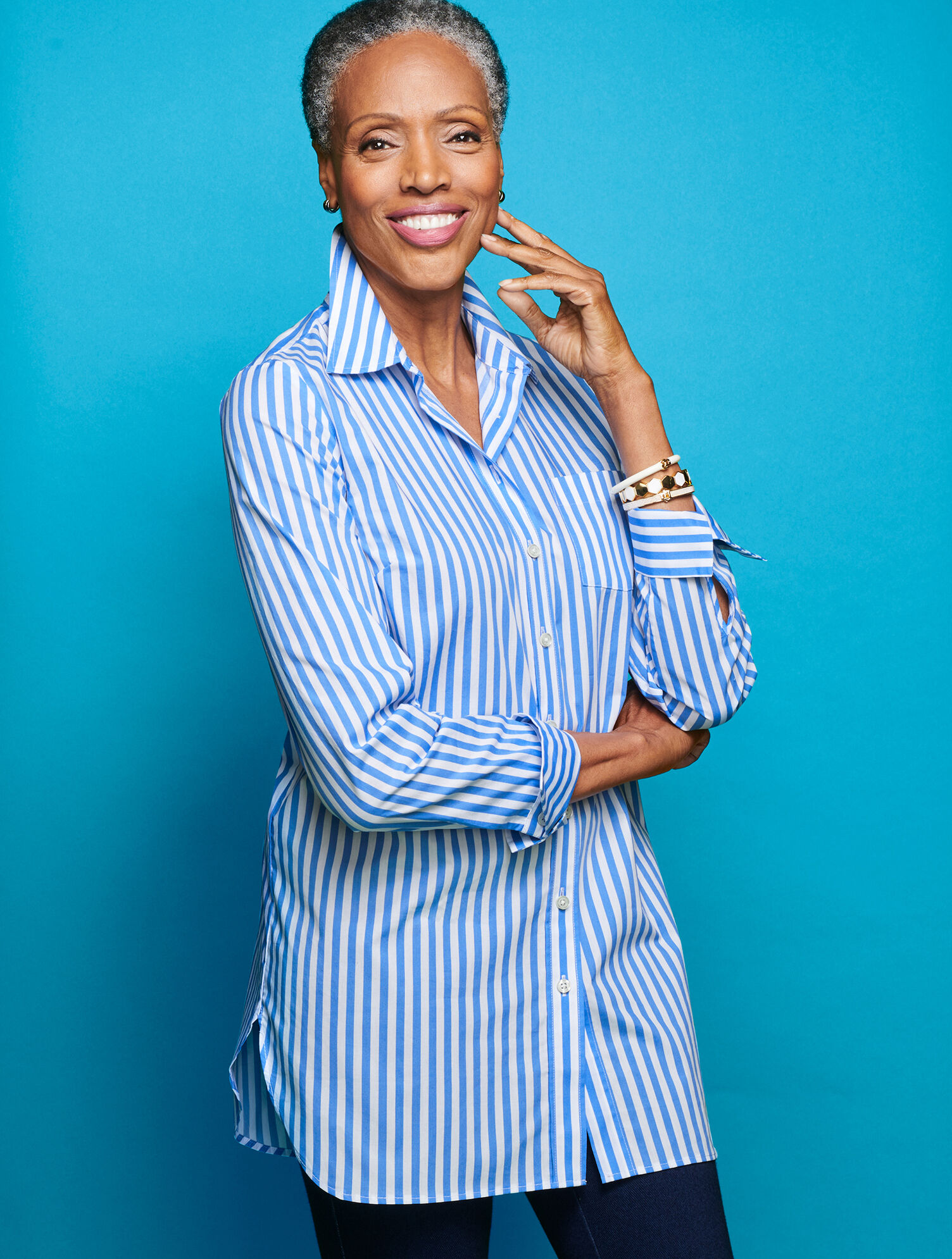 Boyfriend Shirt - Sailor Stripe