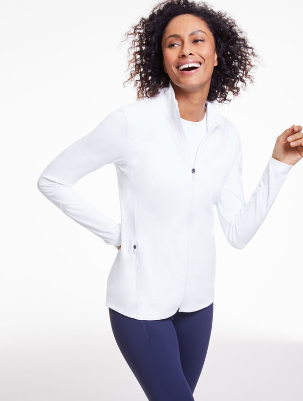Performance Interlock Full-Zip Jacket