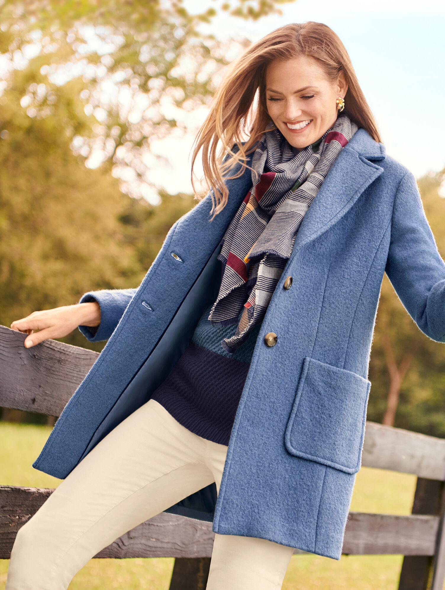 Boiled Wool Coat | Talbots