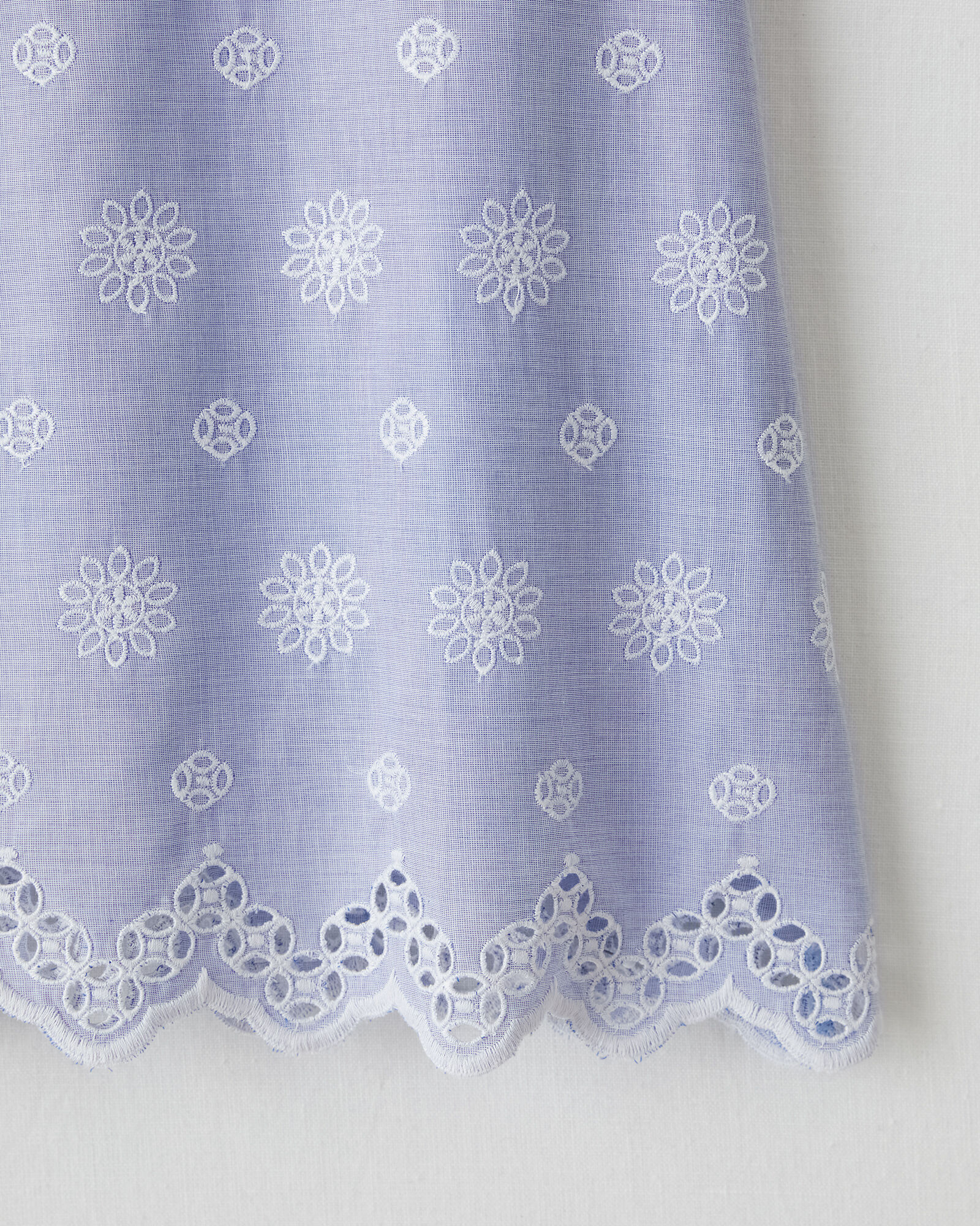 Embroidered Cotton Halter Top