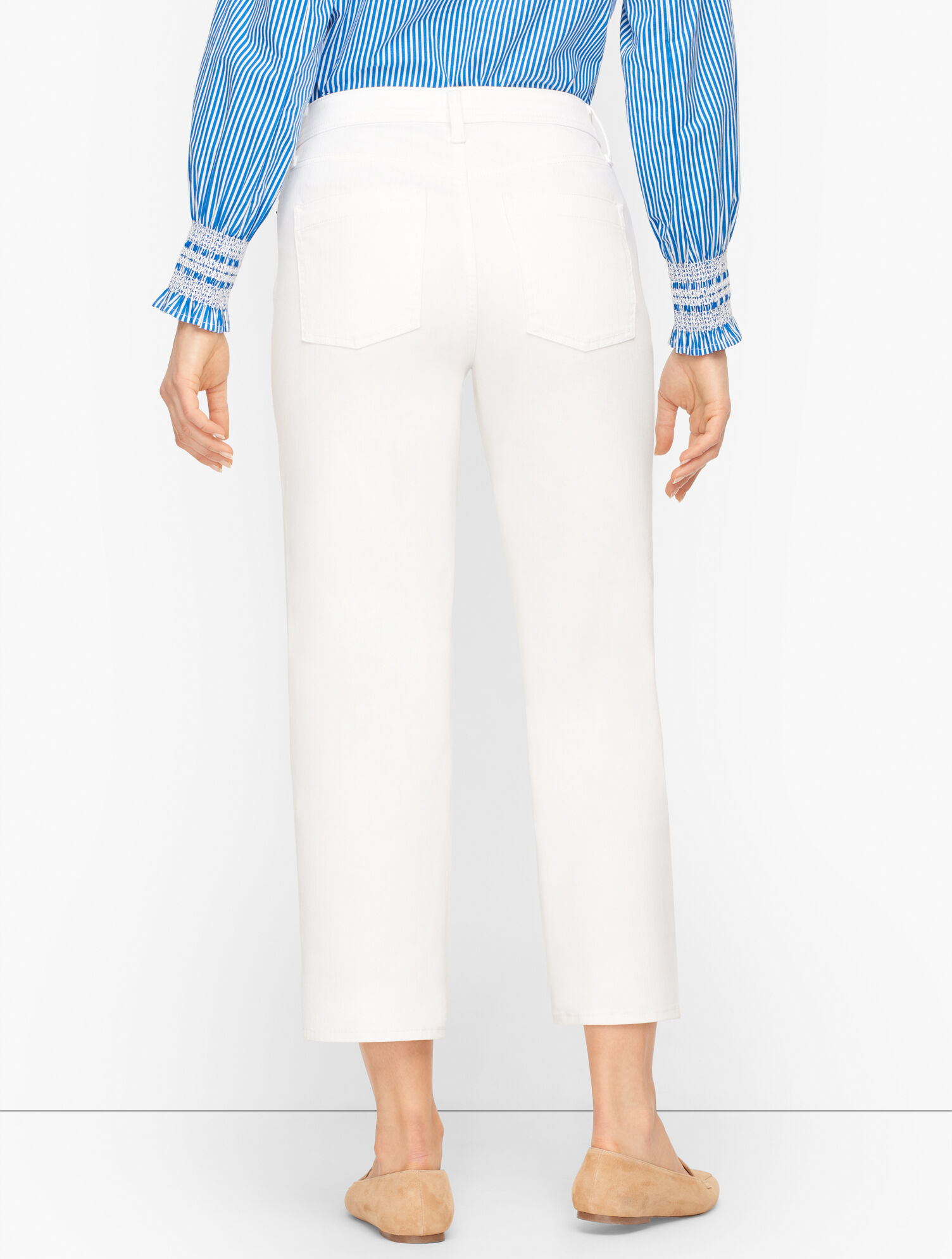 Stovepipe Jeans - White