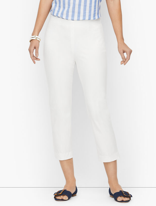 Talbots Chatham Crop Pants - White