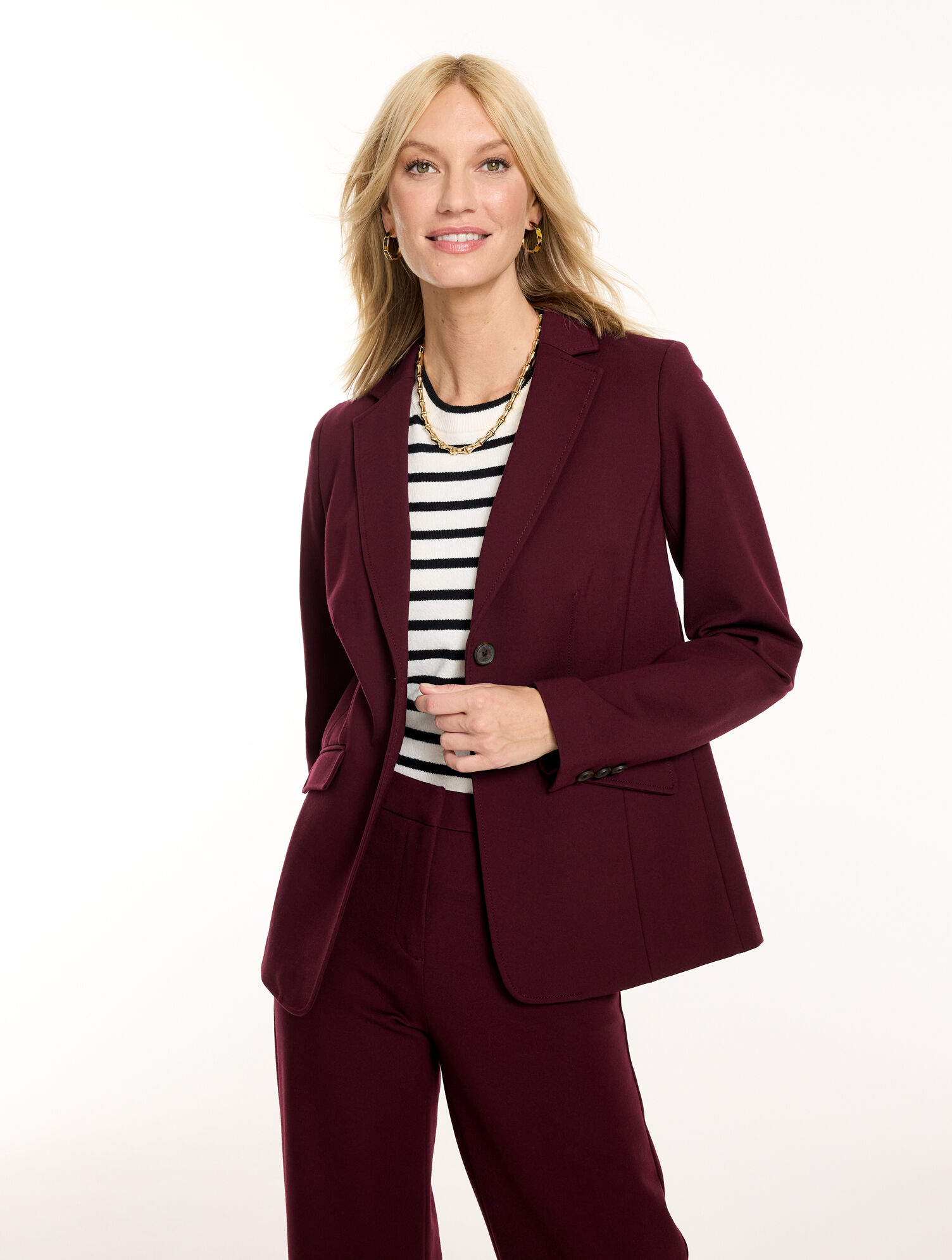 Polished Ponte Blazer