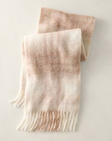 Oversized Plaid Scarf