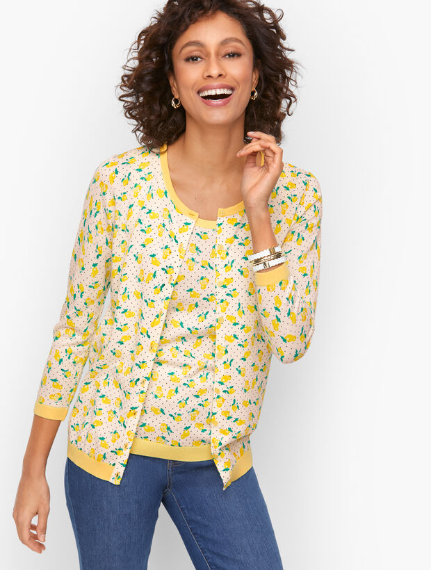 Charming Cardigan - Dotted Lemons