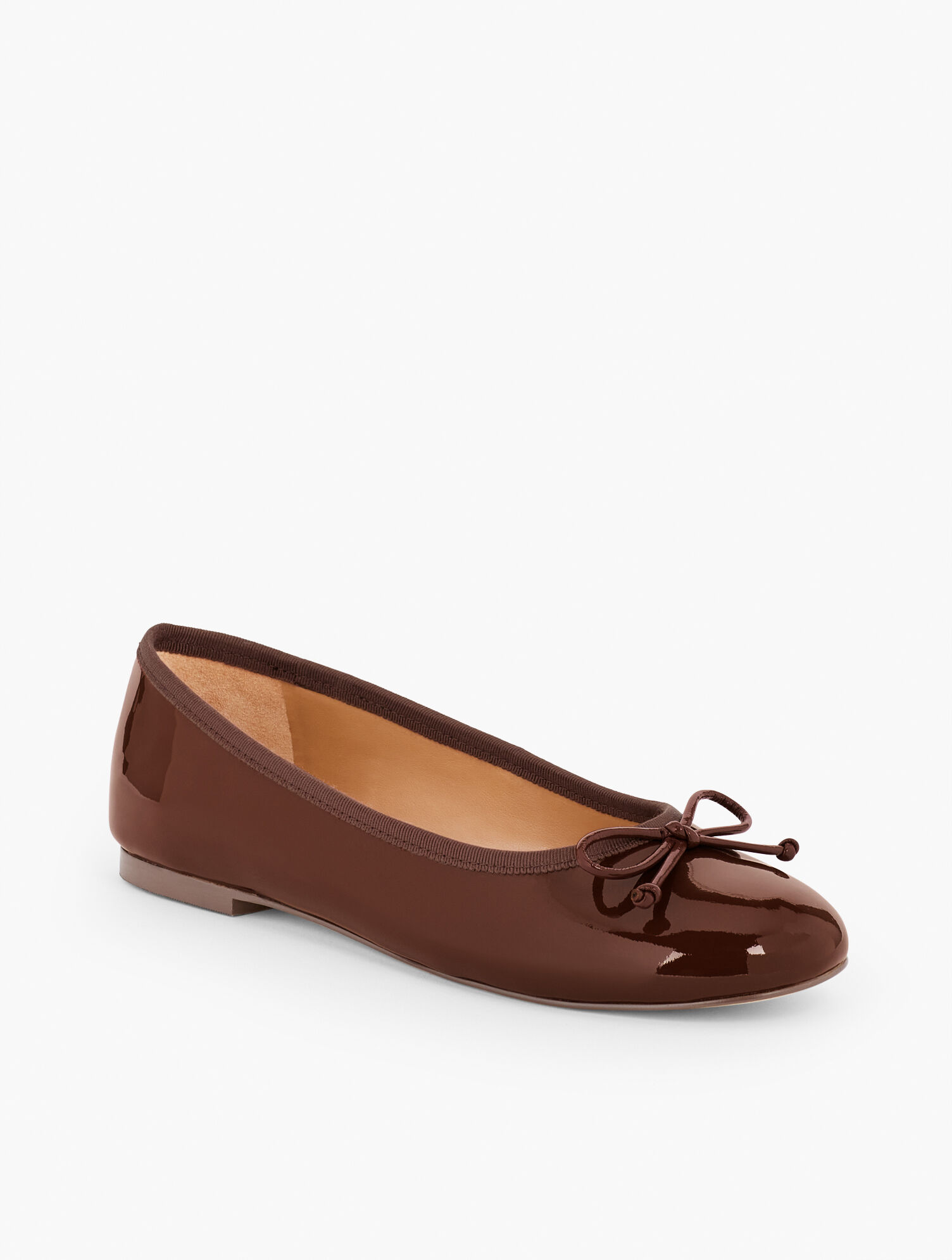 Blair Patent Leather Bow Ballet Flats Talbots