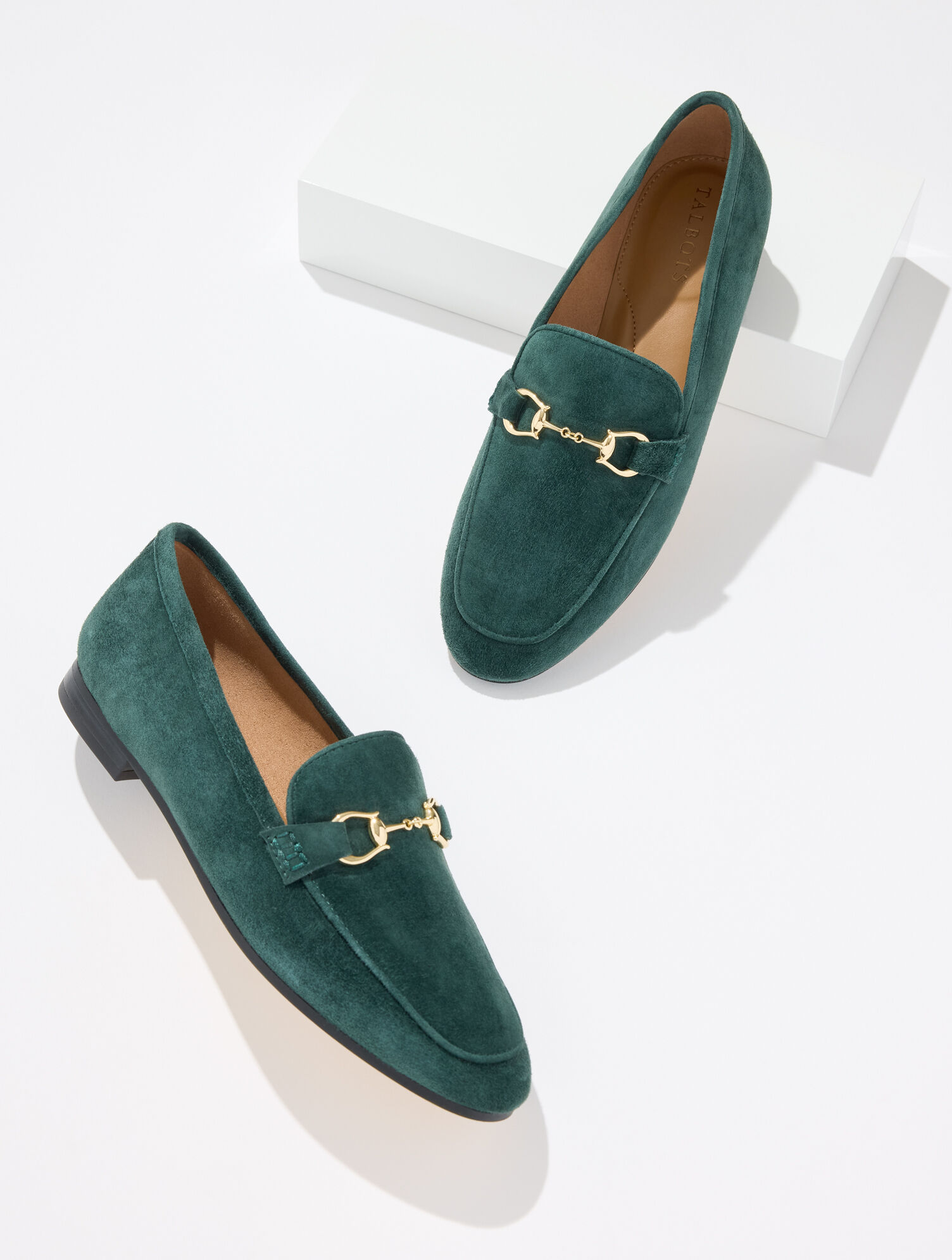 Katelyn Bit Suede Loafers