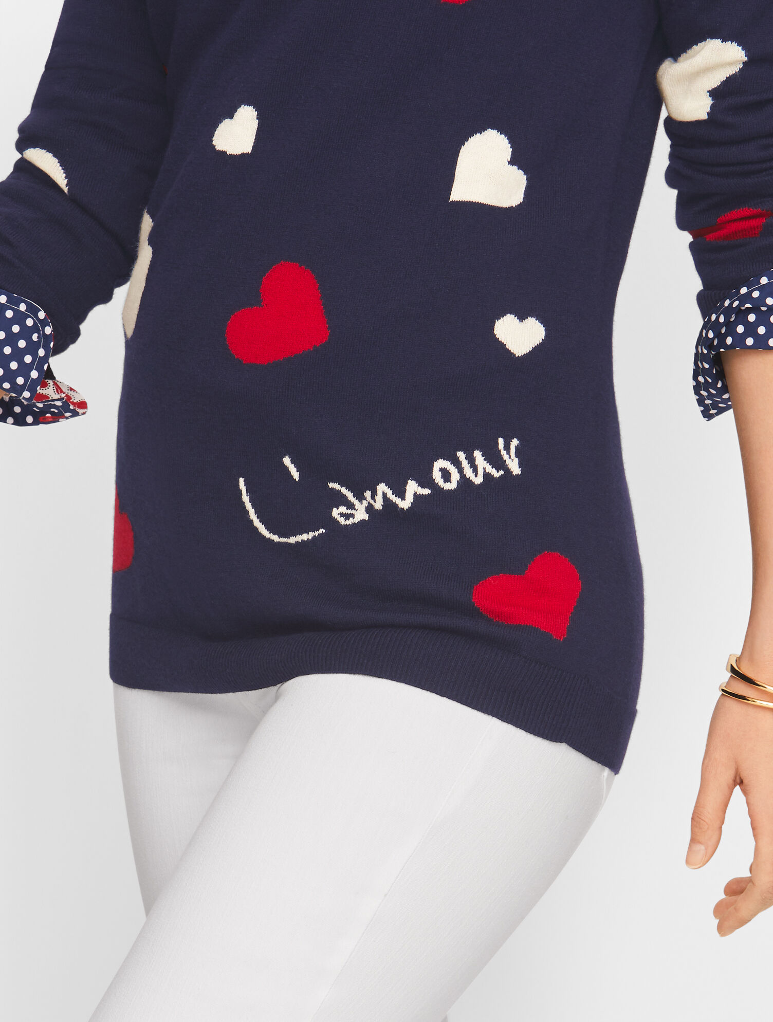 Supersoft Hearts Sweater