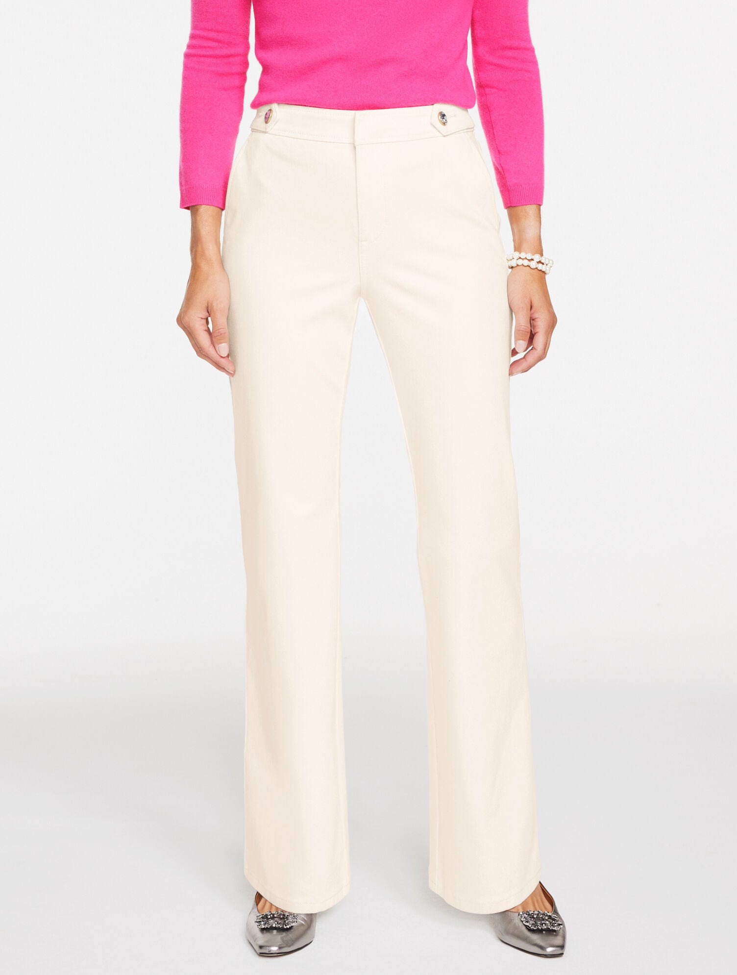 Flare Leg High Waist Jeans | Talbots Flare Leg High Waist Jeans | Talbots