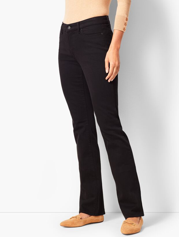 High-Waist Barely Boot Jeans - Never Fade Black
