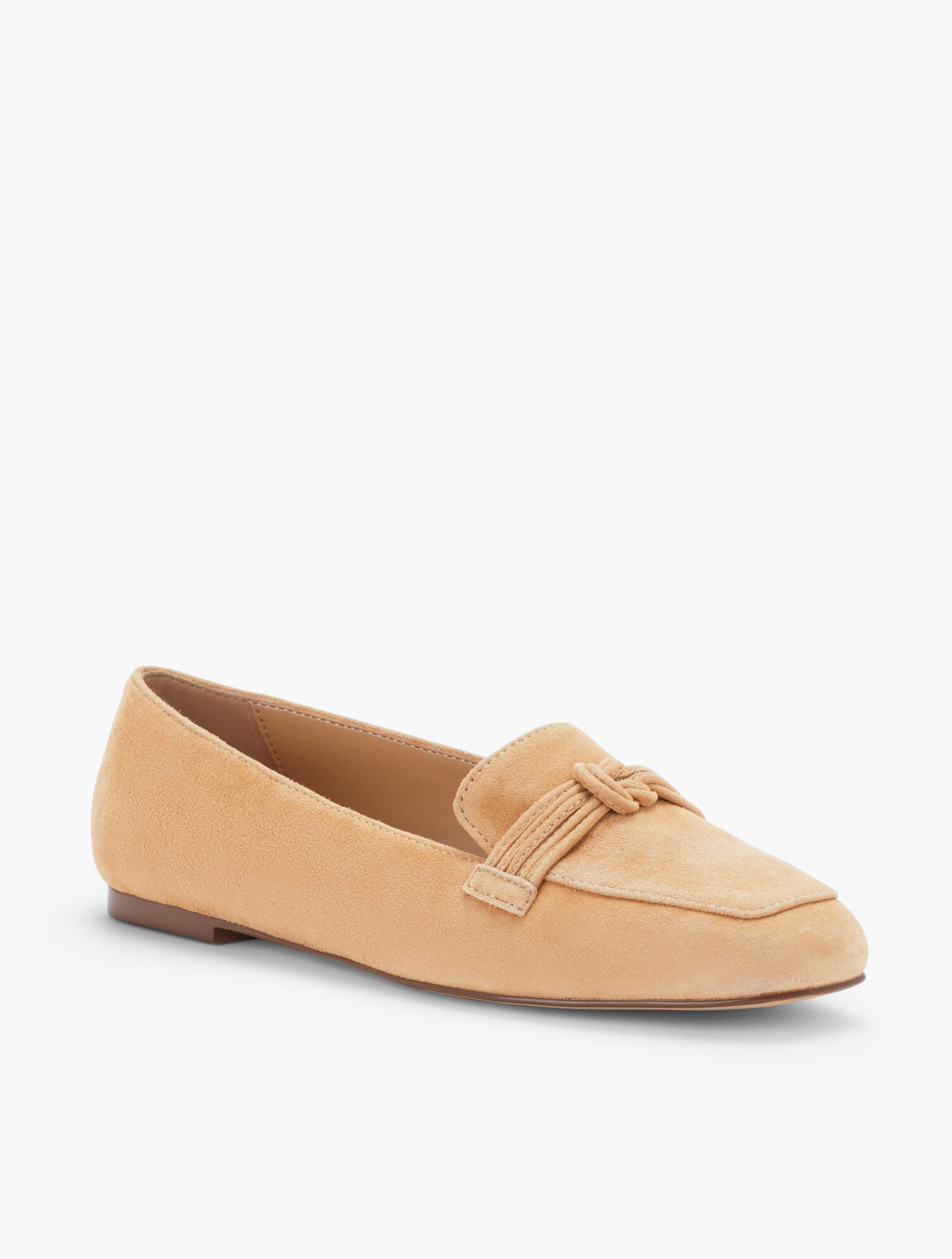 Stella Knot Suede Loafers