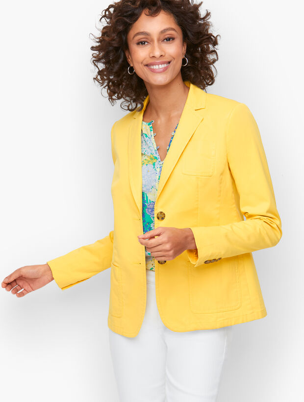 Casual Cotton Blazer