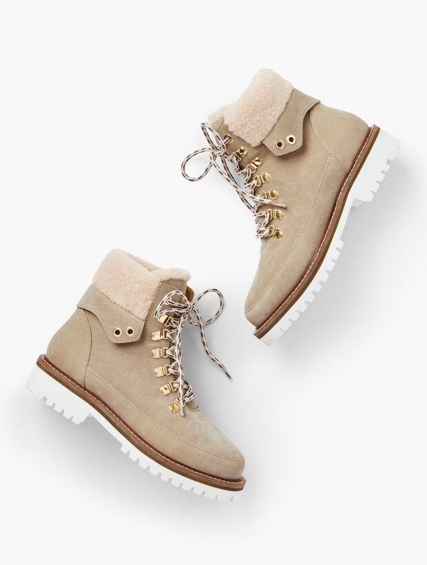 Jilly Hiker Lace Up Suede Boots